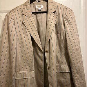 Blazer with stripes